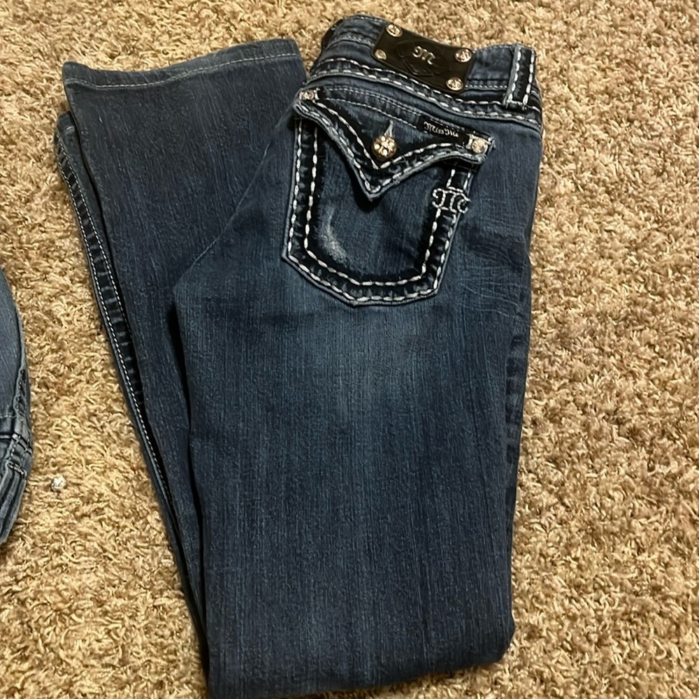 Low rise Miss me jeans